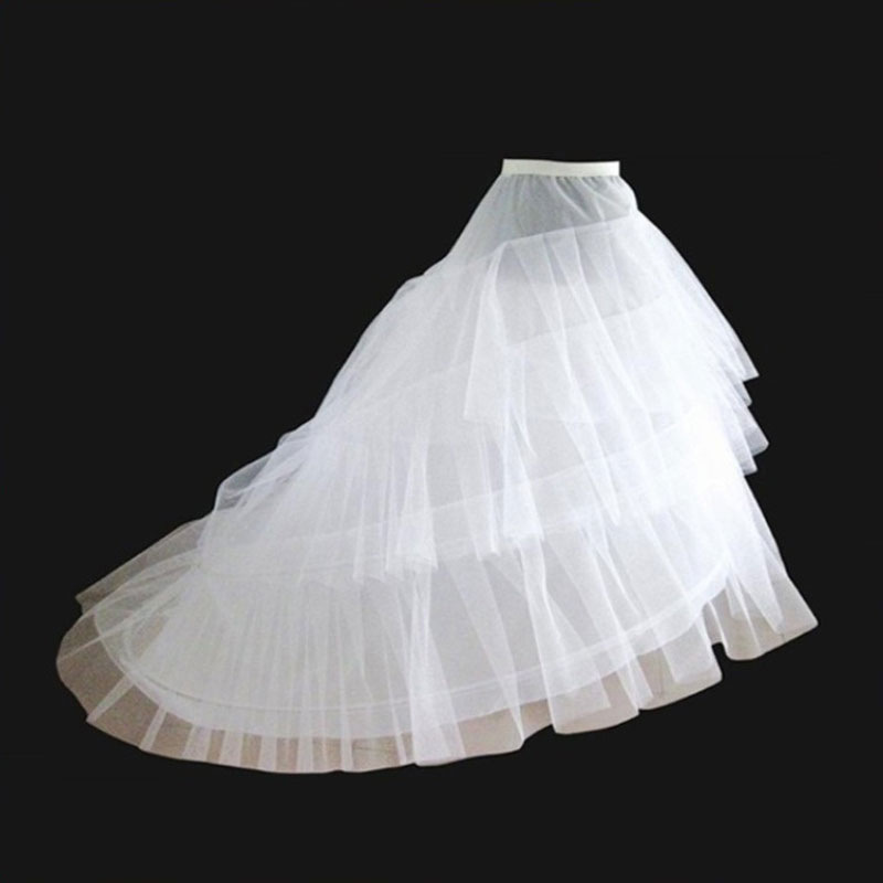 Direct wedding dress with tutu skirt with tail gauze skirt skirt skirt with tail gauze skirt with tail bone skirt