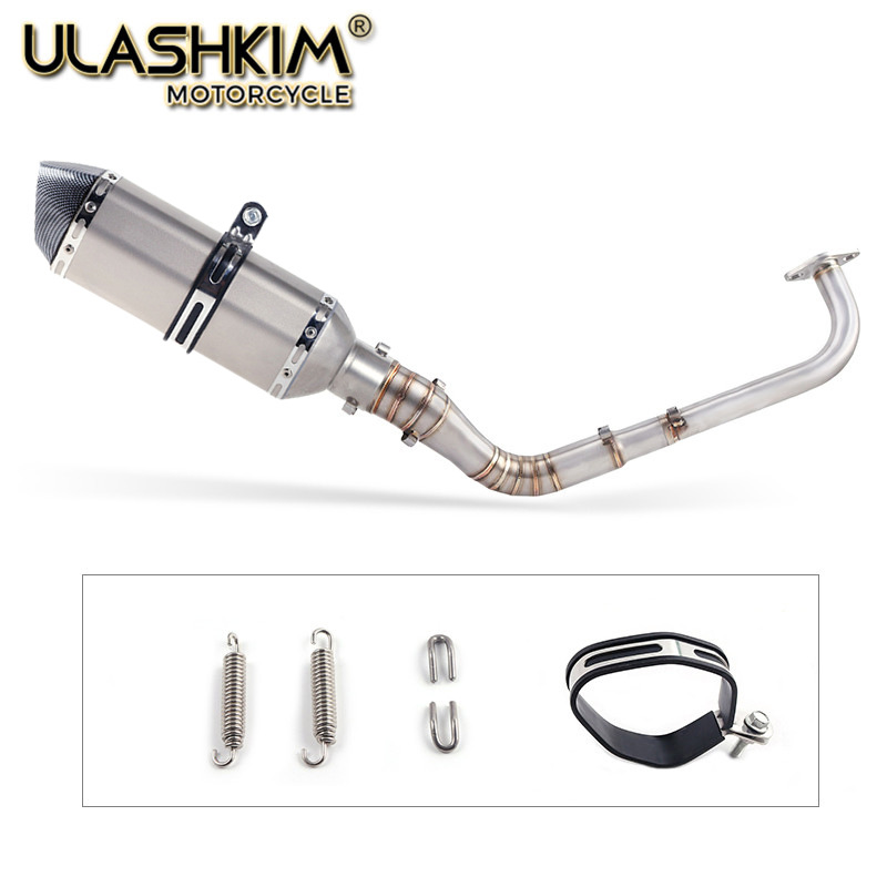 Suitable for Motorcycle Yamaha Nmax155 155 Modified Stainless Steel Exhaust Pipe Front Section