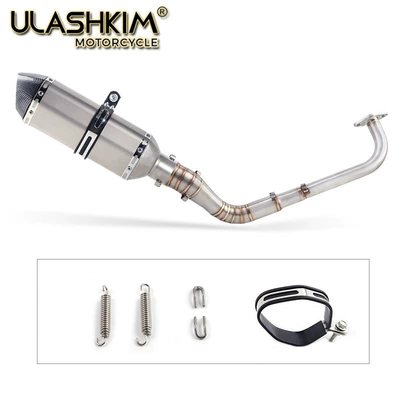 Motorcycle exhaust pipe Nmax155 155 Modified Stainless - front-sectionb
