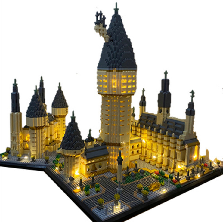 Castillo mágico 071 Castillo pequeñas partículas ensambladas modelo de construcción grande bloques de construcción de juguete de descompresión de alta dificultad