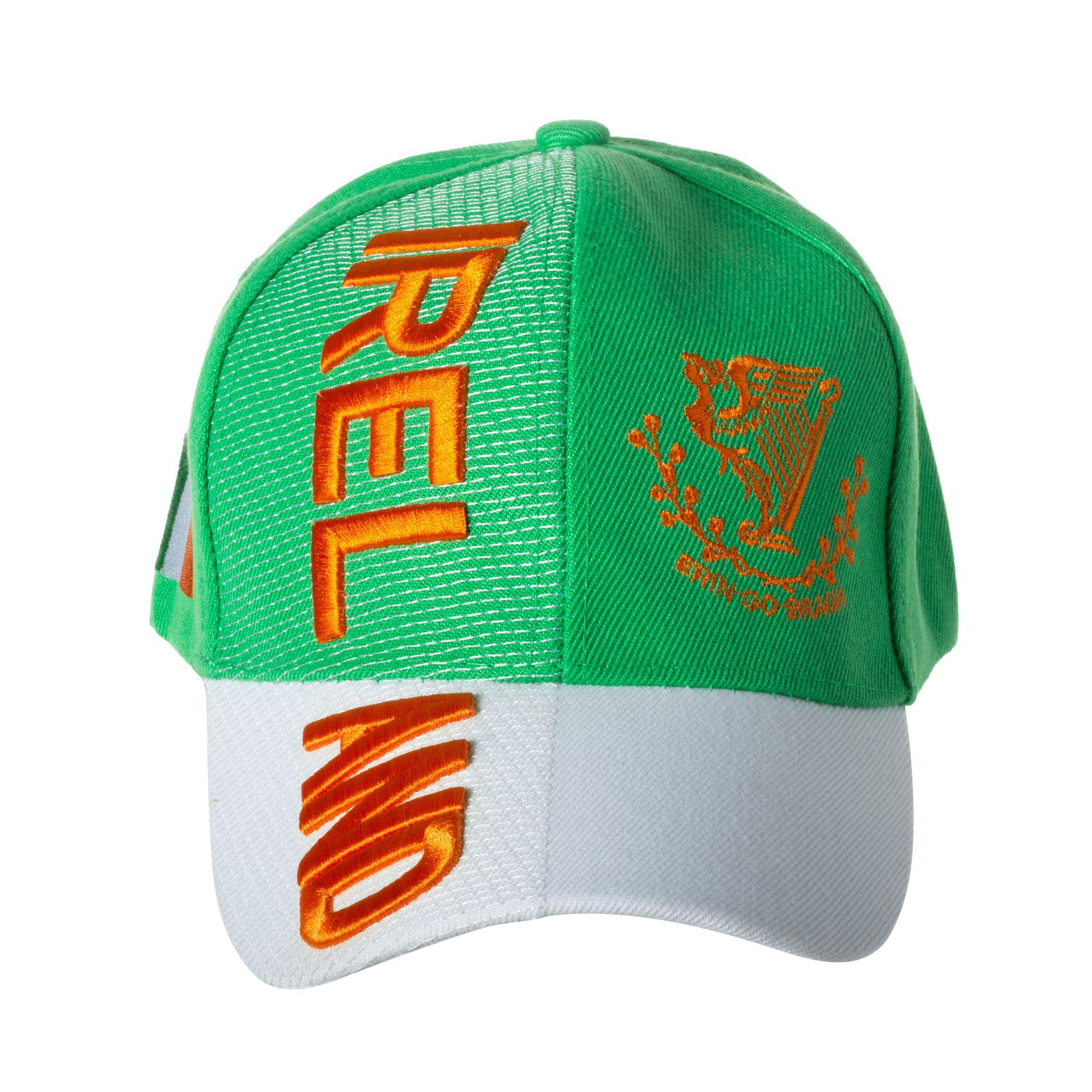 Bandera irlandesa sombrero de béisbol personalizado 3D estereoscópio bordado logotipo sombrero