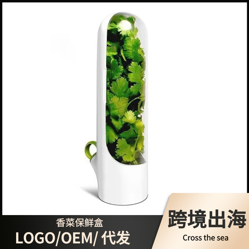 Nuevo estilo transfronterizo caja de conservación de vainilla almacenamiento de verduras taza de conservación de vainilla brotes de bambú de Amazon conservación de bambú ABS