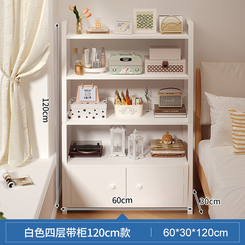 Estante junto a la cama, armario de almacenamiento junto a la cama, armario de almacenamiento, estantería de piso a techo, dormitorio doméstico, estante de exhibición de estantería multicapa