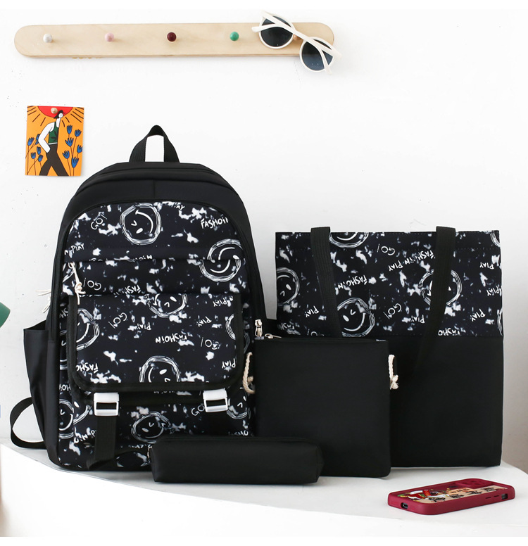 Zaini per bambini, casual, graffiti, fumetti, zaini per studenti delle scuole medie e superiori, studenti universitari, zaini di marca alla moda, zaini alla moda_voghion.com