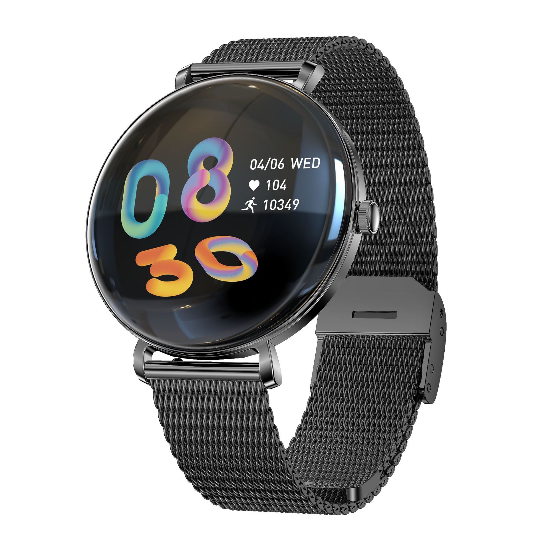 Ronda completa táctil ZL02d inteligente reloj deportivo ritmo cardíaco presión arterial monitoreo del sueño grabación paso control remoto foto