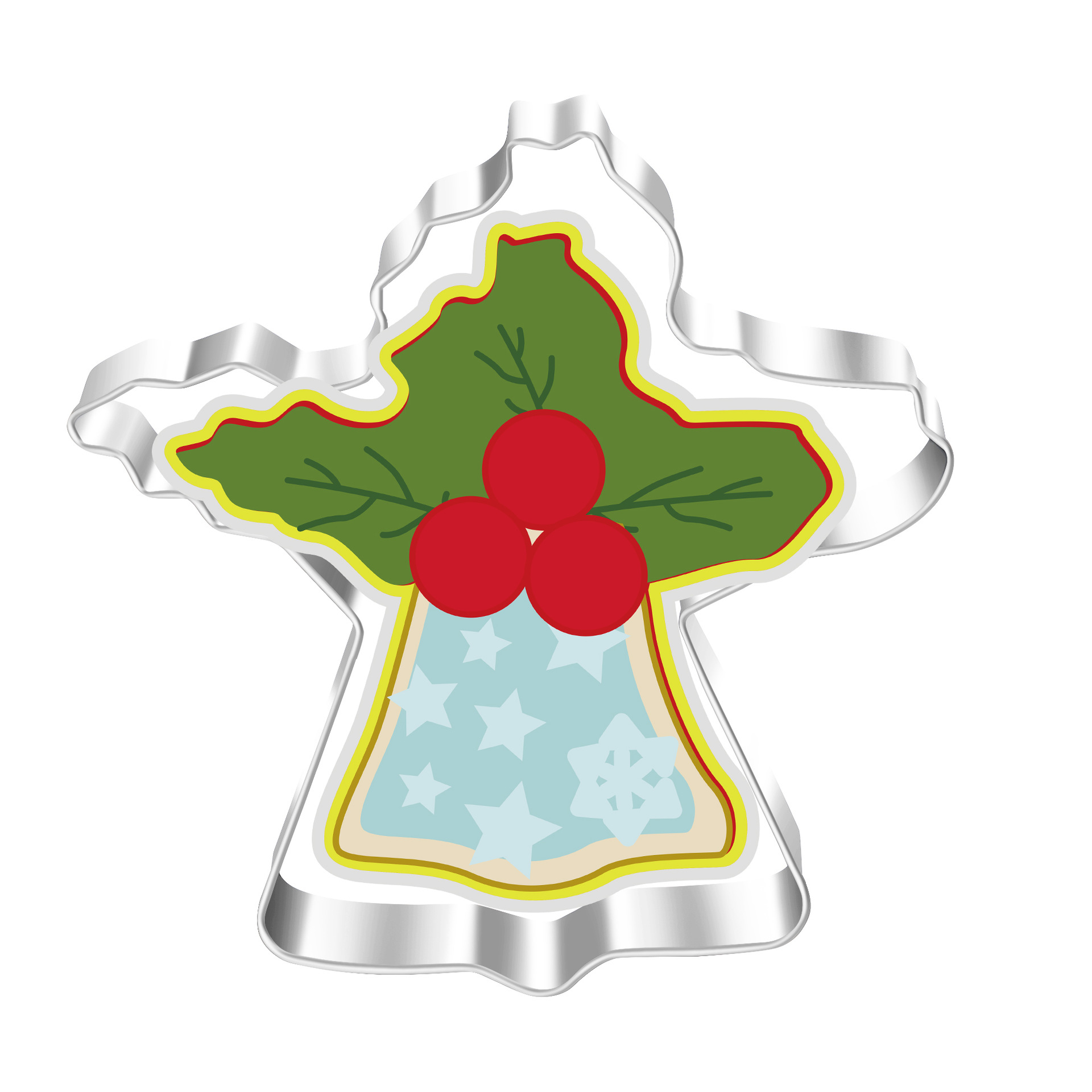 23g Weight Bakeware Kitchen and drinking utensils 1 Piece Quantity Daily Occasion Stainless Steel Material Christmas Festival Star, Snowflake Pattern Simple Style Style Christmas Simple Style Star Snowflake Stainless Steel Bakeware 1 Piece 79