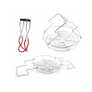 201 Stainless Steel Can Rack Sterilization Rack Milk Bottle Can Clip Supplementary Food Can Steam Rack Creative Kitchen Gadgets