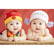 宝宝画报墙贴娃娃求送子图照片助备孕可爱男女龙凤胎卧室海报批发