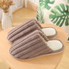 Demi-season comfortable keep warm slippers with bow for beloved platform, footwear, wholesale