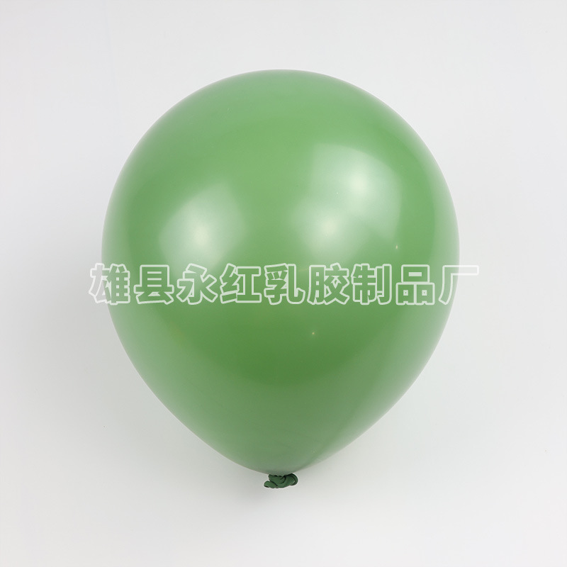 Fábrica al por mayor de 18 pulgadas macaron globo boda cumpleaños fiesta decoración mate globo redondo de látex globo