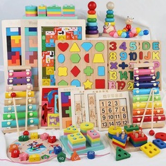 子供の八音は琴をたたいて線を通す時計の虹の塔の4セットの柱の形の板を打って虫の赤ちゃんの益智のおもちゃの卸売りをねじります。