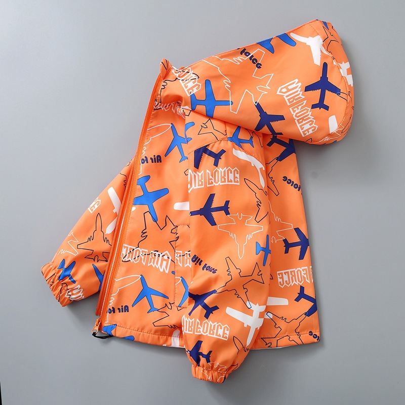 2023 Children's New Coat Boys and Girls Spring and Autumn Outdoor Rush Clothes Children's Cartoon Jacket Children's Top