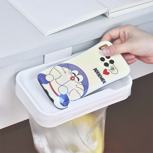 Must-have dormitory goodies for students, dormitory upper bunk artifact with cover, hangable garbage rack, bedroom deodorant garbage rack