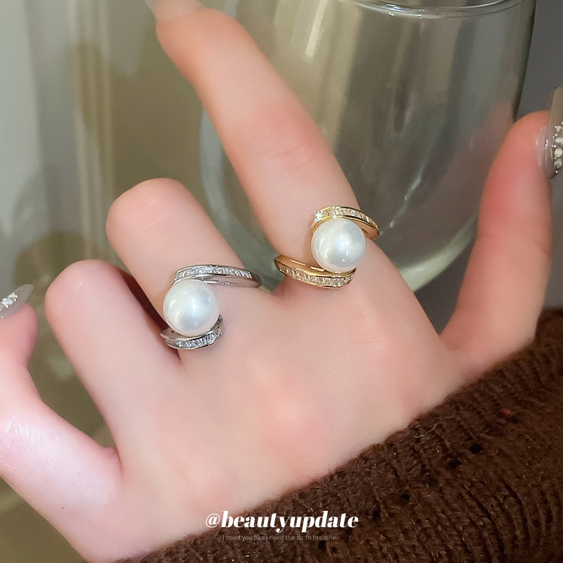 Echter, vergoldeter, offener Ring mit Zirkonia in Schlangenform für Damen, einzigartiger, modischer und individueller Zeigefingerring._voghion.com