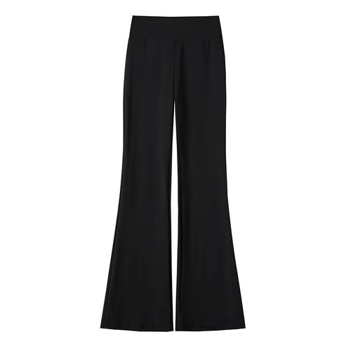 Zhao Lusi-style slightly tapered high-waisted shark pants for women, smooth exercise outerwear shaping abdominal yoga pants