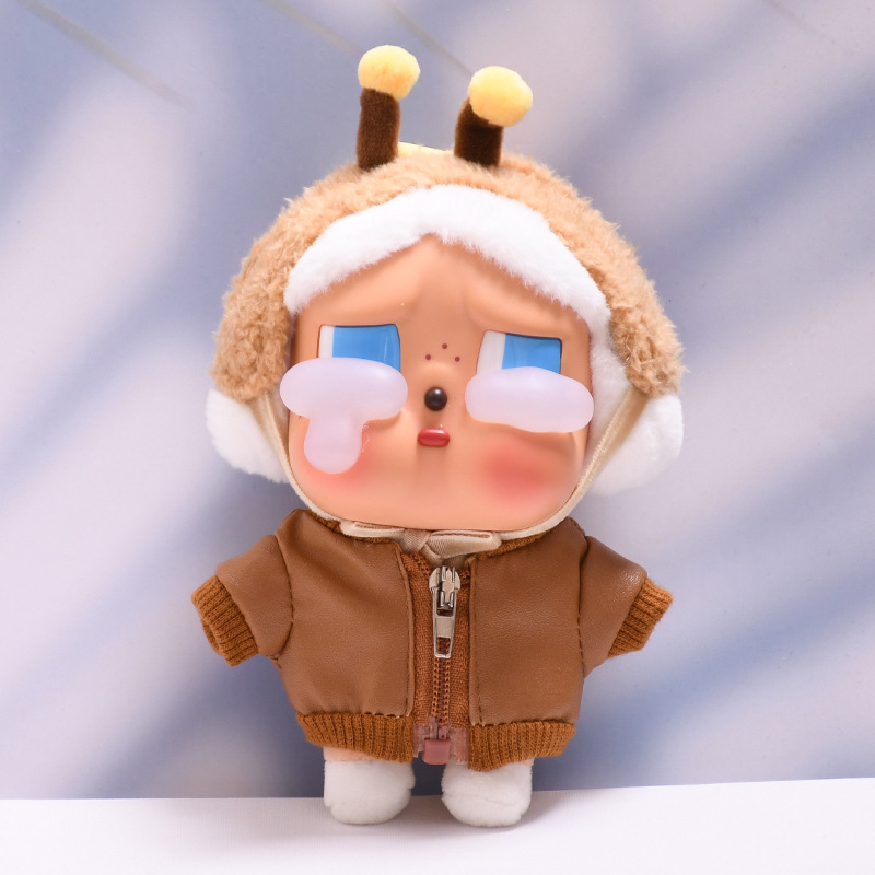 ただの子供服】泣く子供の涙の工場はゴムの顔の人形をごまかします。