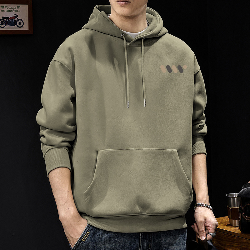 Avena gris sudadera con capuz Regular - 2501