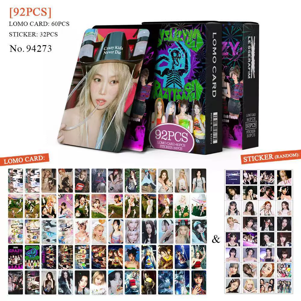 Эксклюзивная коллекция LOMO-карточек 92 звезды, фото-карточки BabyMonster, коллекционные LOMO-карты StuKPOP