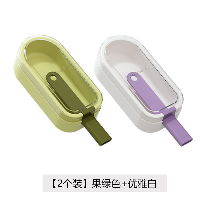 Molde de helado hecho en casa de verano fácil de desmoldear con cubierta molde de silicona de grado alimenticio molde de barra de queso casero