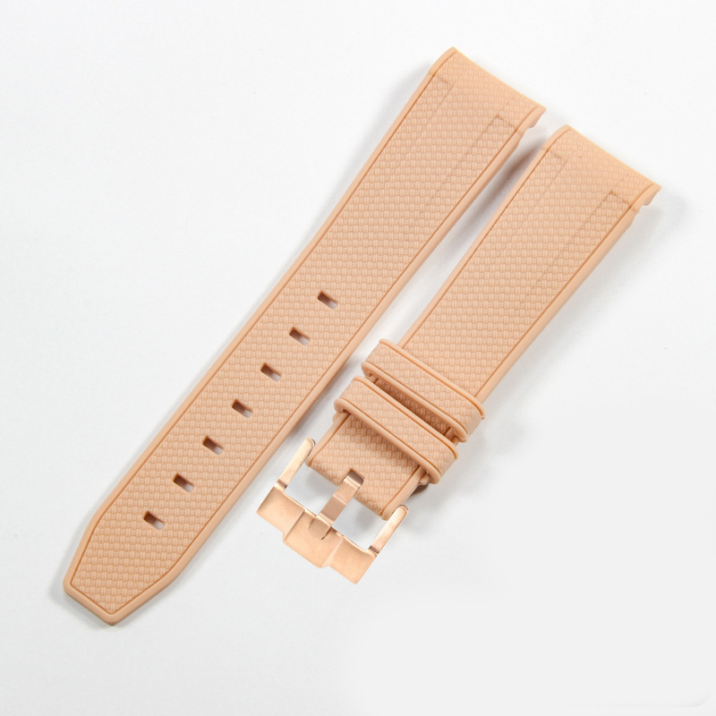 라이트 브라운 로즈 골드 버클