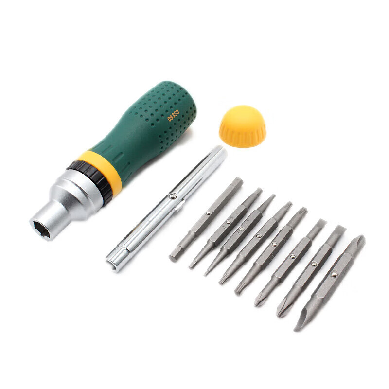 SATA 09350 19 en 1 conjunto de destornillador de trinquete multifuncional