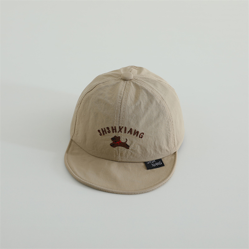 Sombreros para bebés ligeros y delgados primavera y otoño moda gorra de lengua de pato lindo niño caricatura cachorro bebé gorra de béisbol de ala corta marea