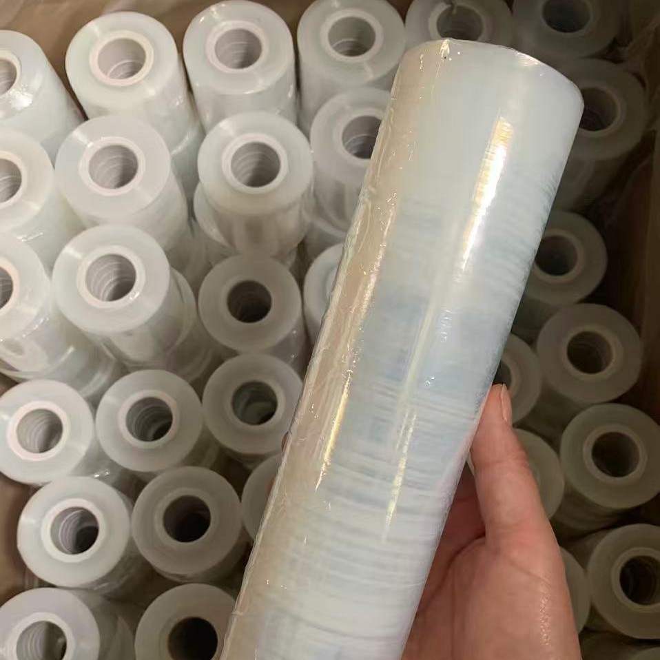 搬家打包缠绕膜拉伸保护塑料PE包装外卖透明保鲜薄膜固定神器厂家