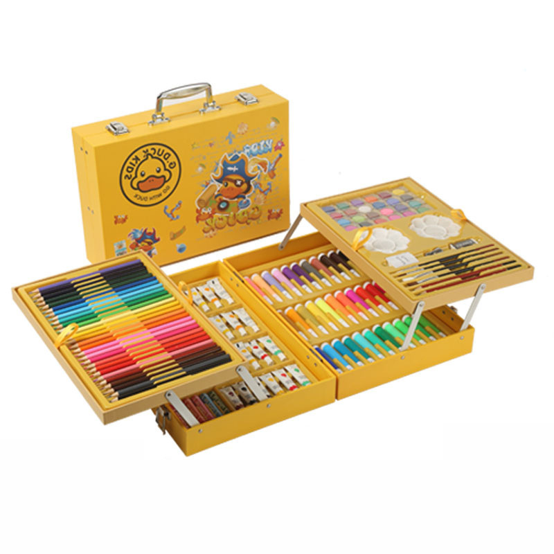 ブラシセットギフトボックス学生アート絵画文具用品子供用水彩ペンクレヨンメーカー卸売の完全なセット|undefined
