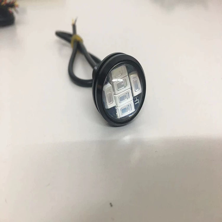 Chang Liang + Тормозная вспышка Автомобиль Мотоцикл электромобиль модификация 12V яркая светодиодная вспышка Eagle Eye дневные ходовые огни