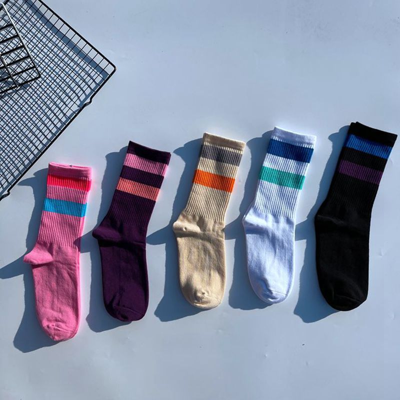 Clearance Sale Special Socks Two-Pack Men and Women Trendy Street Brand Mid-Calf Socks Street Skateboarding Sports Long Cotton Socks Wholesale