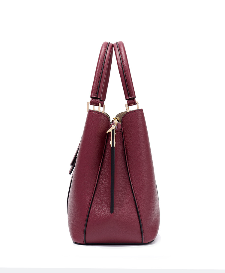 Paul Light Luxury Brand Genuine Leather Mom's 2023 New Fashion and Atmosphere Middle aged Women's Bag Handbag_voghion.com