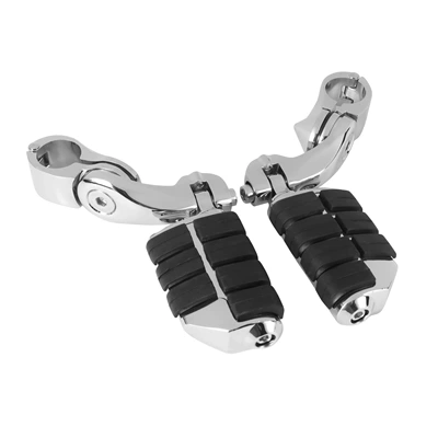 Bars, Rest Footrests, Short – Motorcycle pedals - 3-pedal-plating-large-pedal-ring-plating