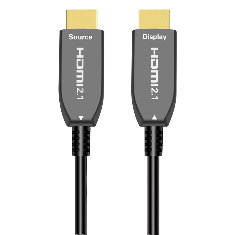 HDMI2.1光ファイバーケーブル 8K高画質 4K高リフレッシュレート240Hz 建築工事埋め込み用 テレビ・パソコン・プロジェクター用 延長