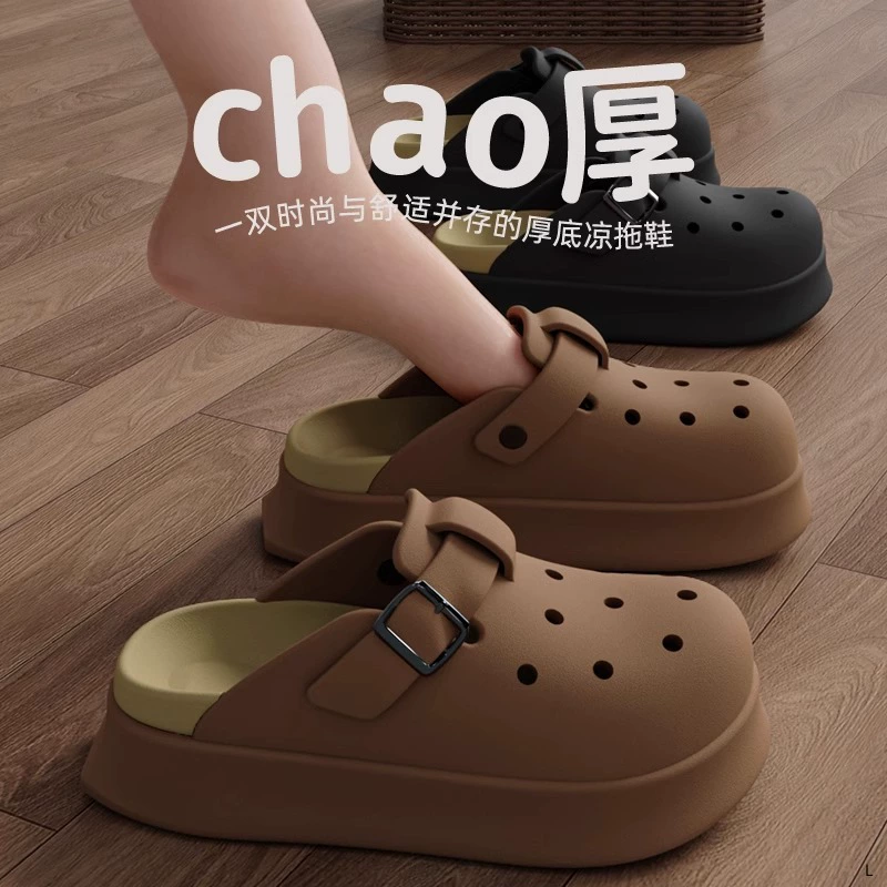 Nanbo Wan Beach Langtou Женская летняя новая обувь Birken на толстой подошве