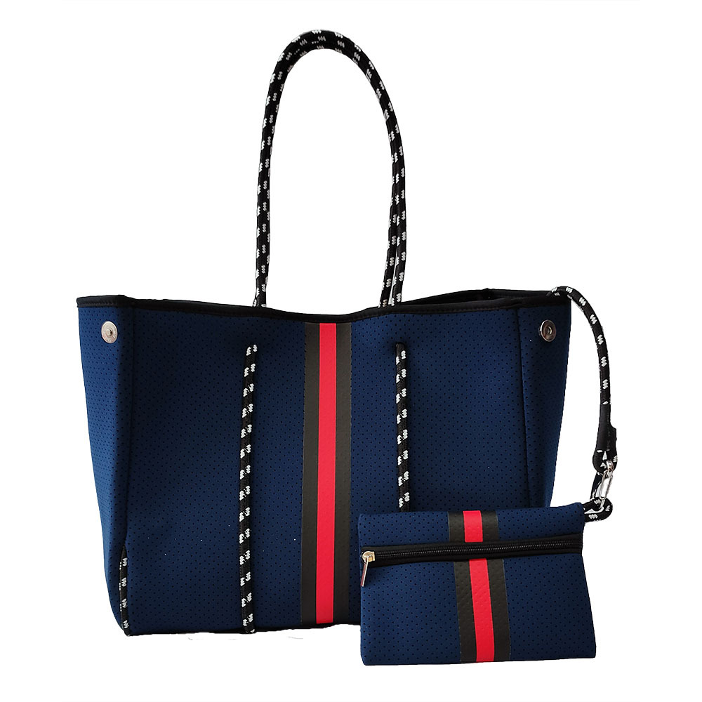 Bolsa perforada de material de buceo, bolsa de playa madre-hijo, bolsa de gimnasio, bolsa de hombro para deportes acuáticos y ocio, impermeable