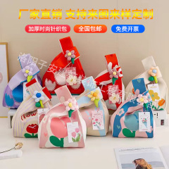 ショッピングや仕事用のニットポータブルバッグ、雑貨バッグ、蝶結びのお出かけランチバッグ、ランチボックスバッグ、女性用の新しいスタイル