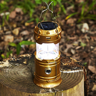 G Solar Camping Light Rechargeable Outdoor Lighting Camping Tent Light Super Bright Long Life Emergency Horse Lantern Spring Melt