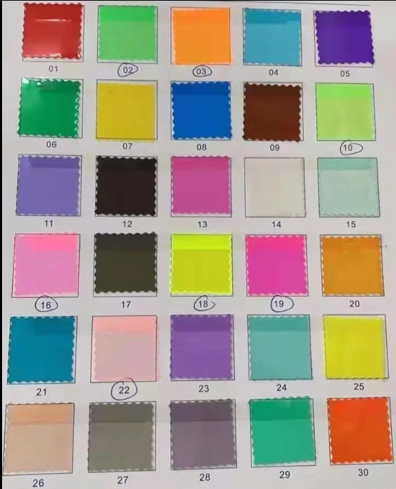 30*110*24cm, 컬러 카드, PVC