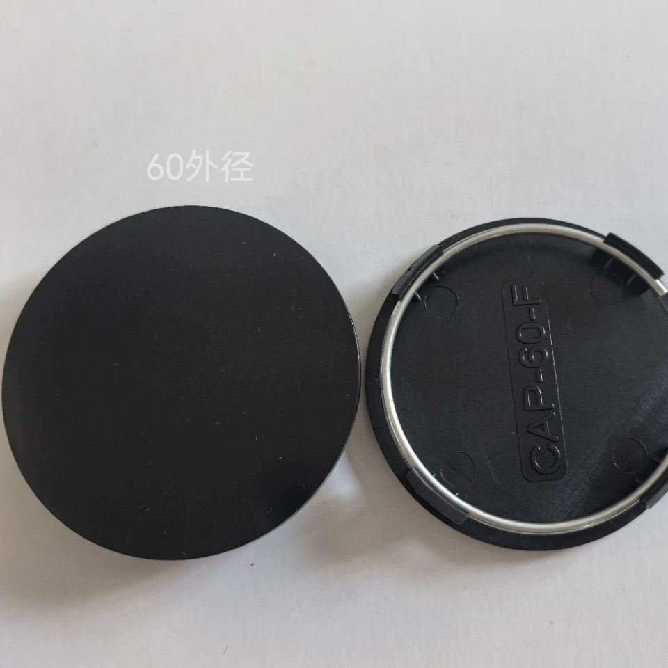 Внешний диаметр 60 мм черный материал нестандартная крышка колеса автомобиля 4 ножки с диаметром 55,5 мм колес колес колес для оптовой продажи