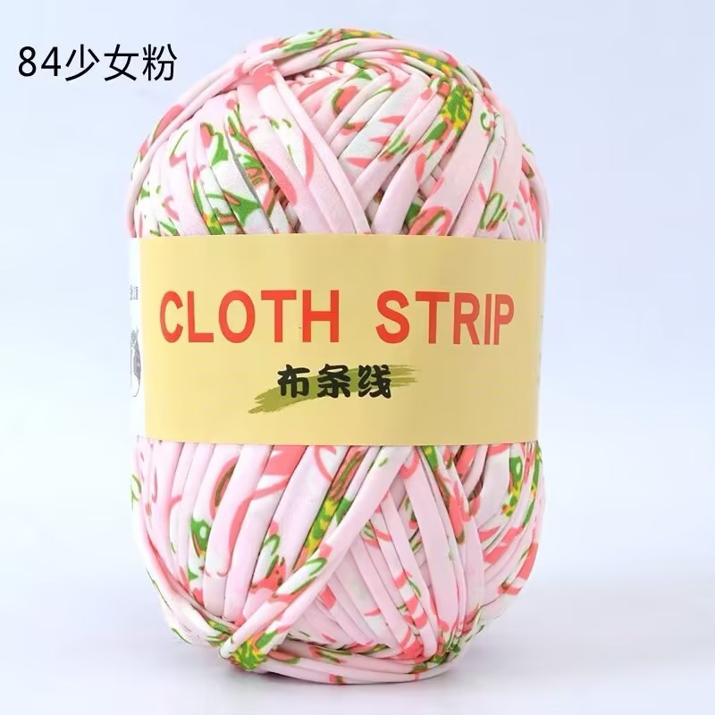 Gran gancho de línea de tela muñeca zapatillas de almacenamiento cesto cojín manta ganchillo DIY material casero tela gruesa trenzado