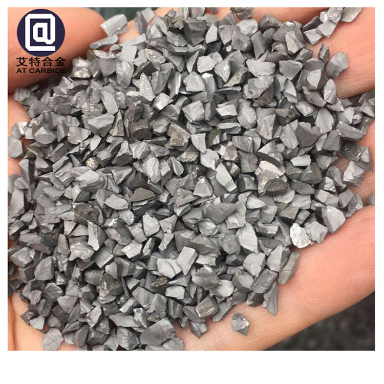 硬质合金颗粒硬质合金破碎粒钨钢钨钢抛磨粉末喷涂颗粒20-24目