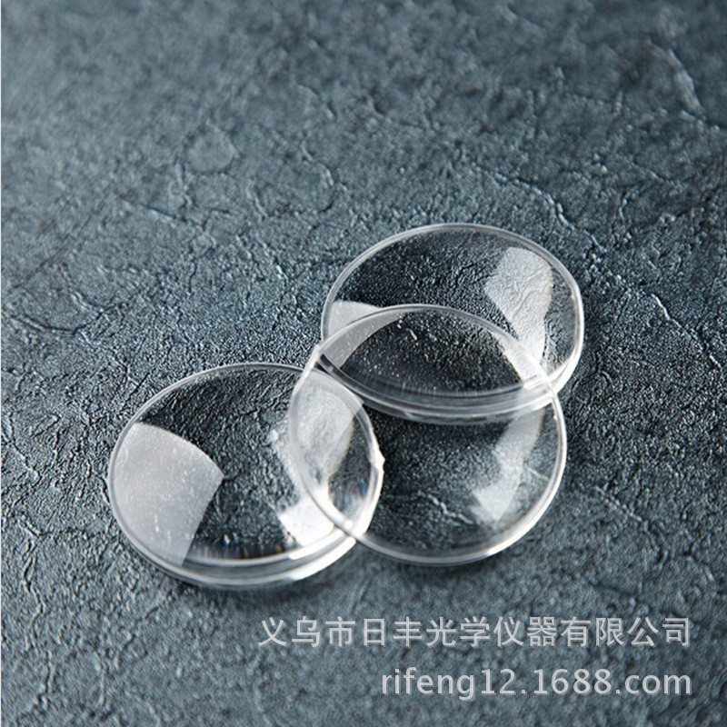 厂家现货34 37mm非球面光学亚克力镜片 谷歌眼镜专用高透光放大镜