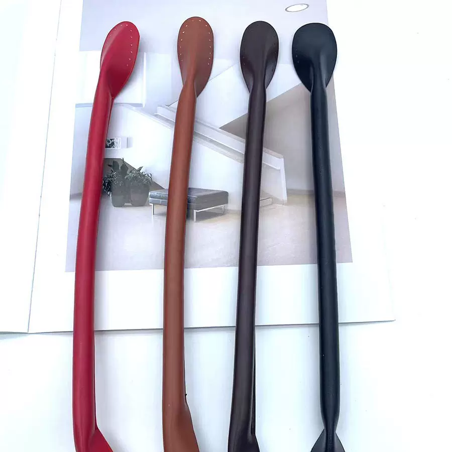 PU皮革包带油边款包圆心棉绳缝线皮包皮质提手箱包配件皮条皮包带