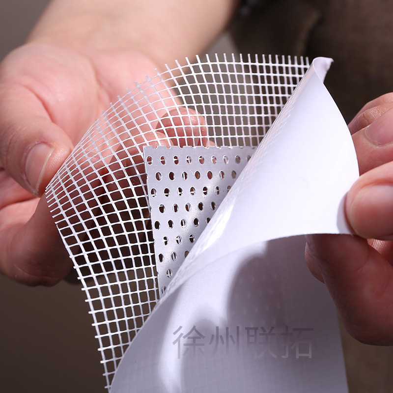 Parche de pared de fibra de vidrio autoadhesivo placa de pared de malla de aluminio parche de reparación de paneles de yeso parche de reparación de agujero de pared de yeso