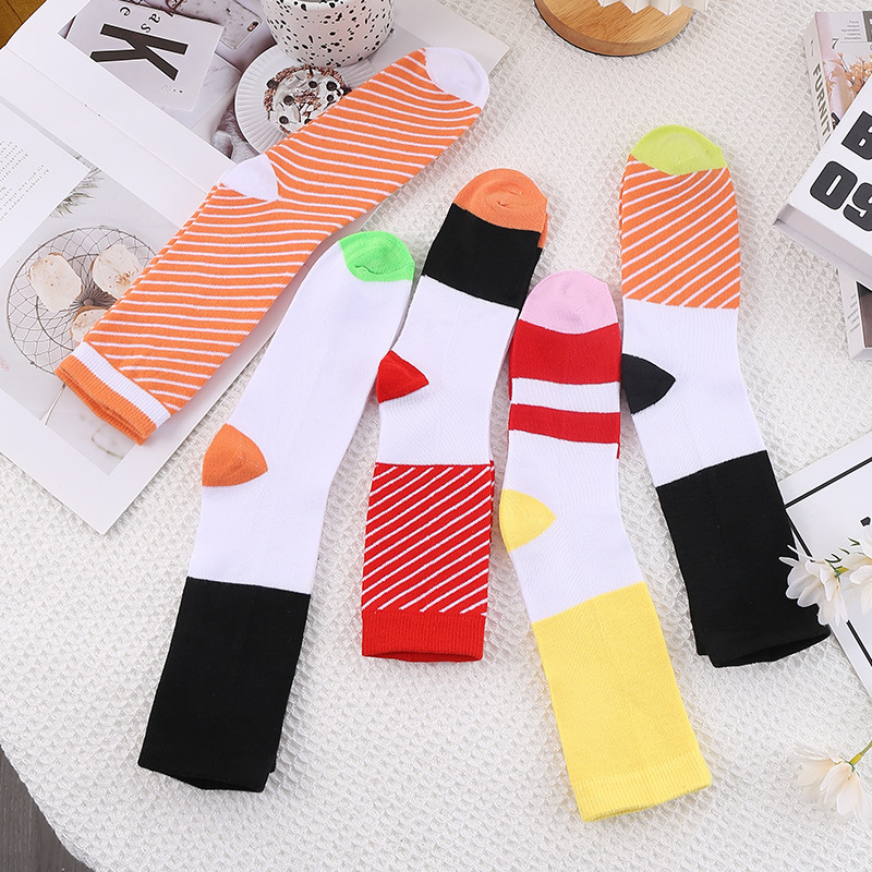 Calcetines de sushi de salmón transfronterizos, calcetines de mujer de invierno y otoño de algodón, calcetines de mujer que absorben el sudor, antiolor, caja de regalo image 5