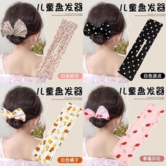 儿童夏季扭扭夹盘发器丸子头发饰女童小女孩盘发碎发神器盘发神器