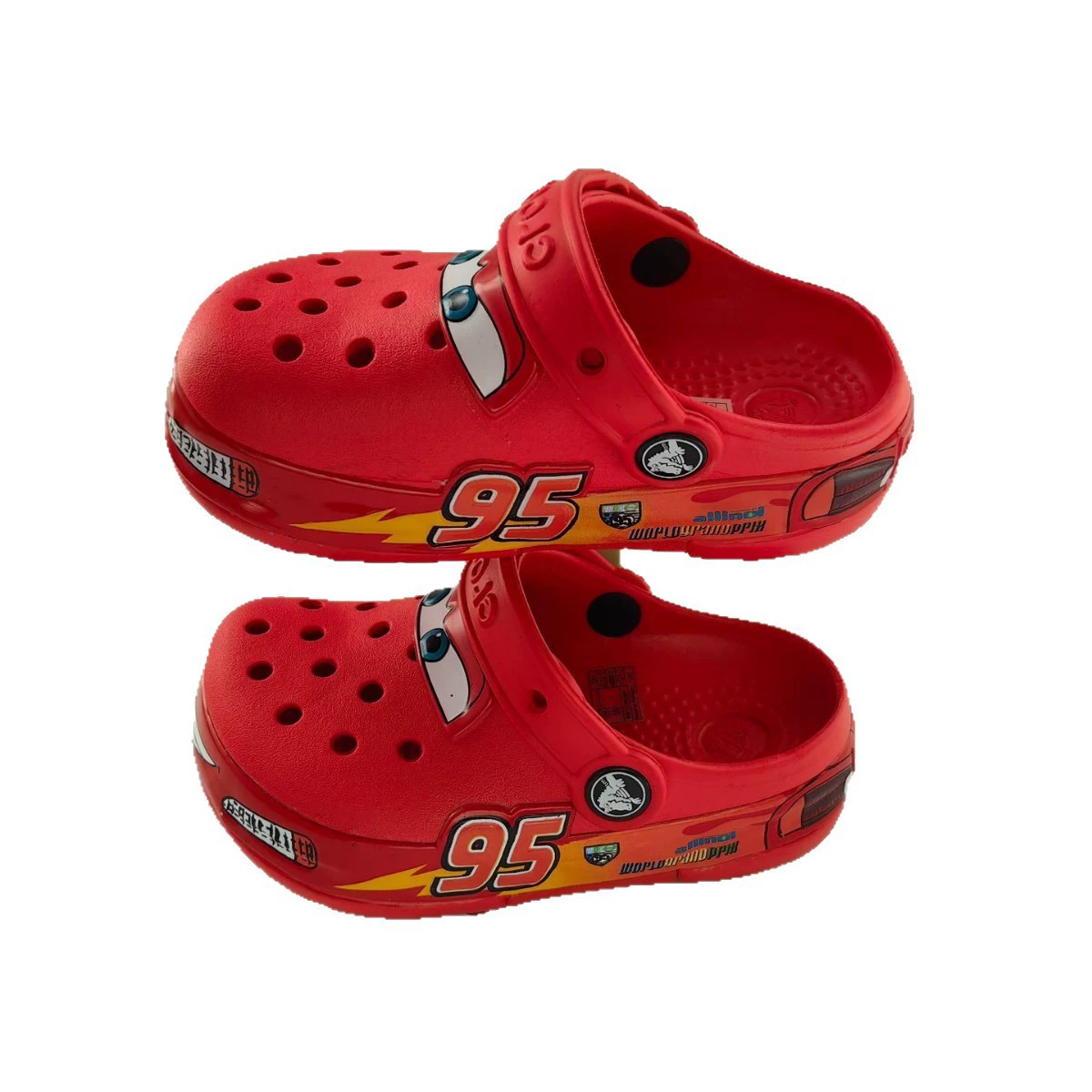 95 Car Lightning Cars Croc Shoes Children's Anti-Slip Luminous Sandals Lighted Boys' Slippers