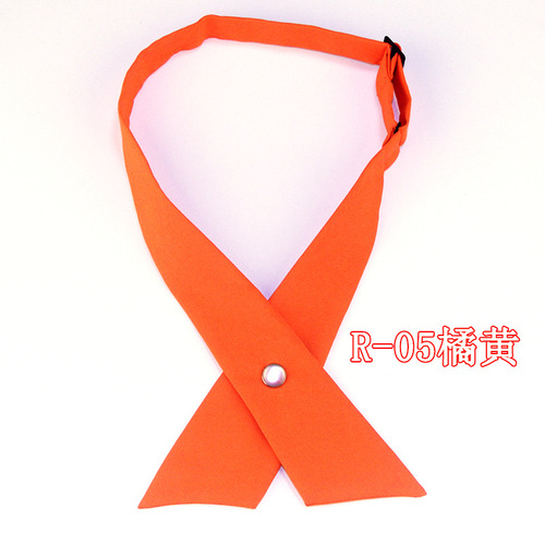 JK cross tie student unit workwear group ladies internet celebrity live broadcast cross knot manufacturer wholesale