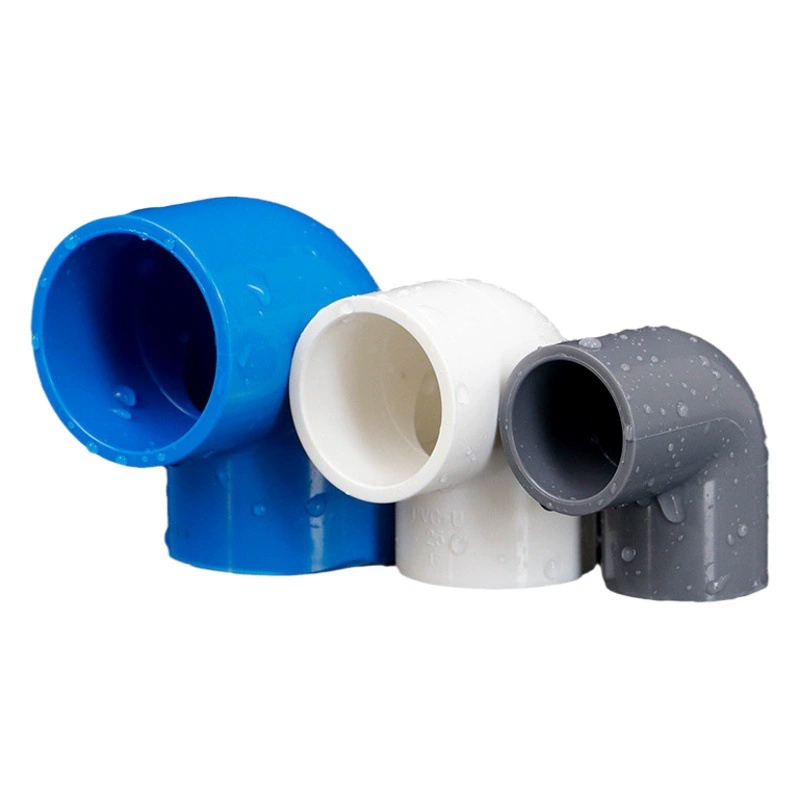 ПВХ колено водоснабжения трубопроводная арматура 90 градусов под прямым углом локоть верхний и нижний аквариум Локоть фитинги клей пластик 50