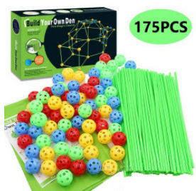 積み木フォートビーズ子供用ビルディングゲームdiy卸売テントハウスkit部品クロスボーダー|undefined